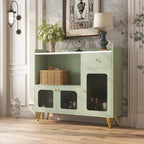 Sideboard mit Stauraum und Türfüllungen aus Acryl