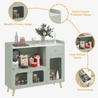Sideboard mit Stauraum und Türfüllungen aus Acryl