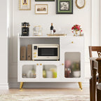 Sideboard mit Stauraum und Türfüllungen aus Acryl