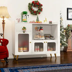 Sideboard mit Stauraum und Türfüllungen aus Acryl