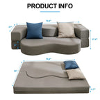 Convertible Foldable Floor Sofa Bed