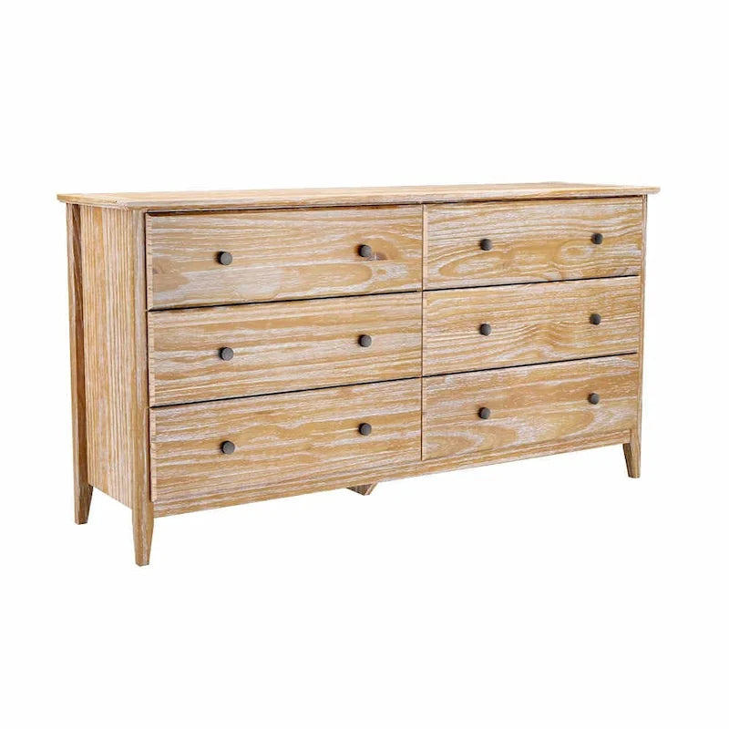 Cómoda de quarto com 6 gavetas
