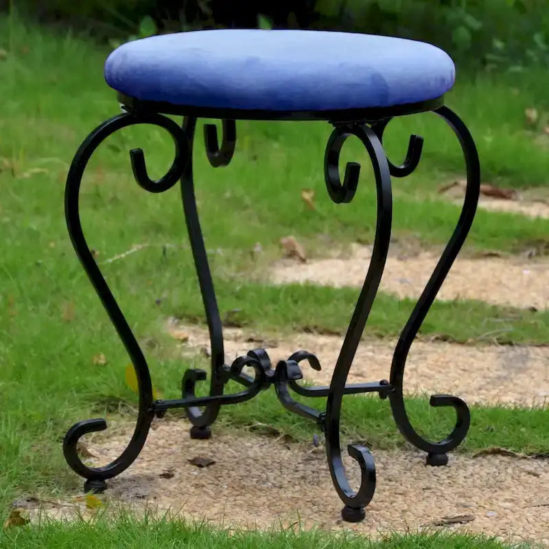 Schminkhocker mit gepolsterter Sitzfläche