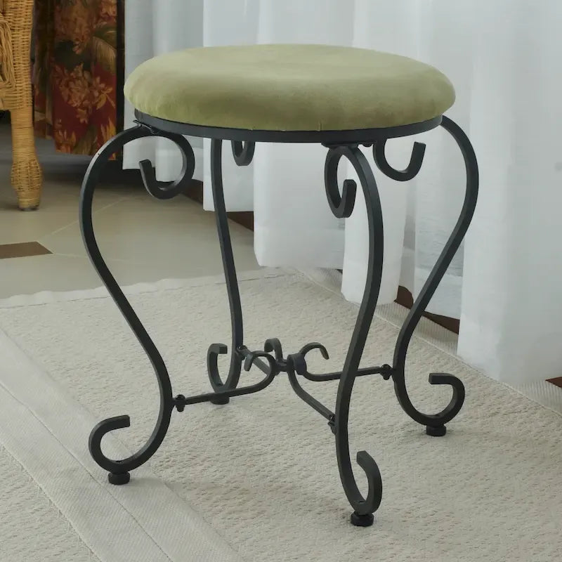Schminkhocker mit gepolsterter Sitzfläche