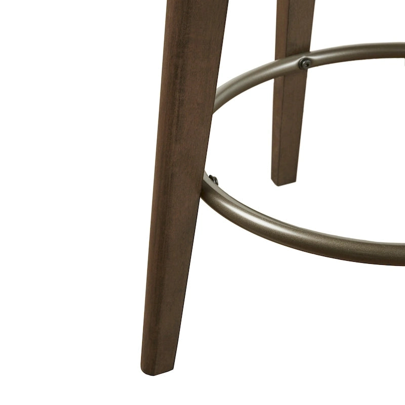 Gepolsterter drehbarer Tresenstuhl mit 26-Inch-Sitzhöhe