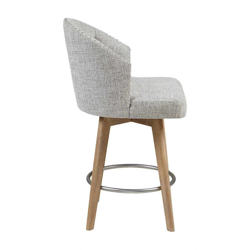 Gepolsterter drehbarer Tresenstuhl mit 26-Inch-Sitzhöhe