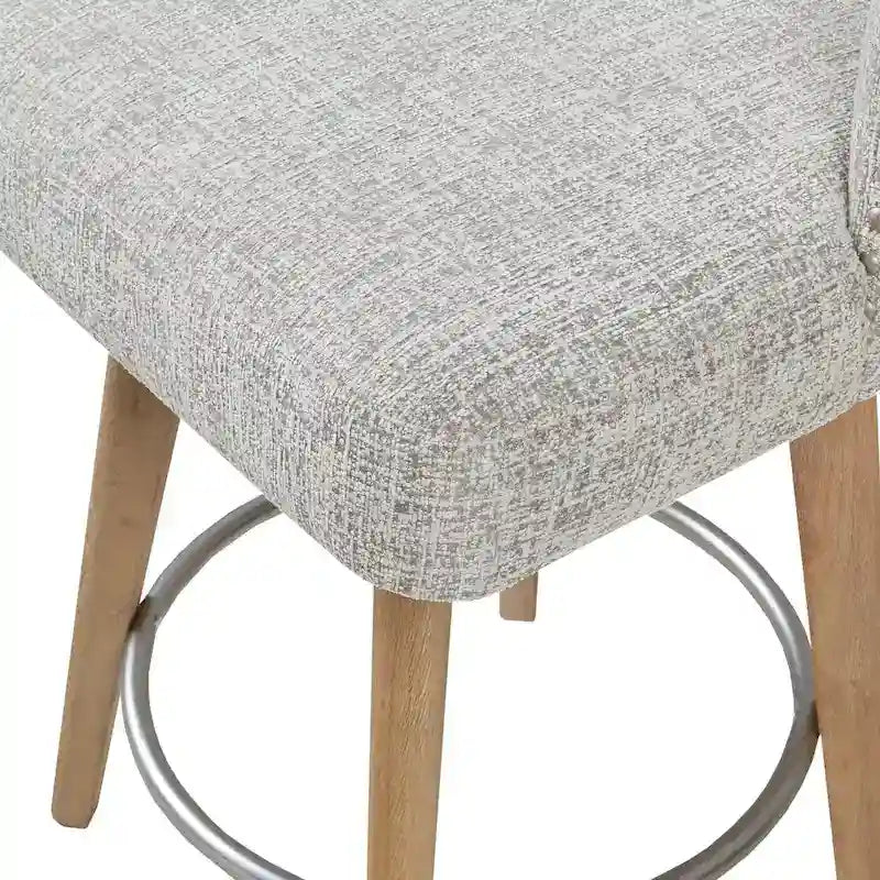 Gepolsterter drehbarer Tresenstuhl mit 26-Inch-Sitzhöhe