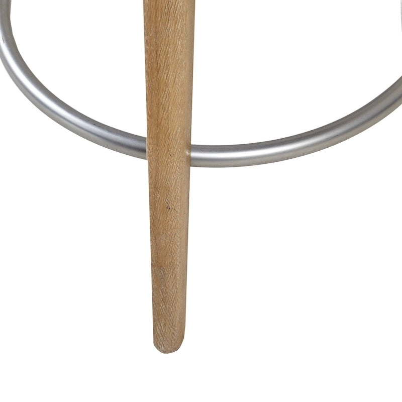 Gepolsterter drehbarer Tresenstuhl mit 26-Inch-Sitzhöhe