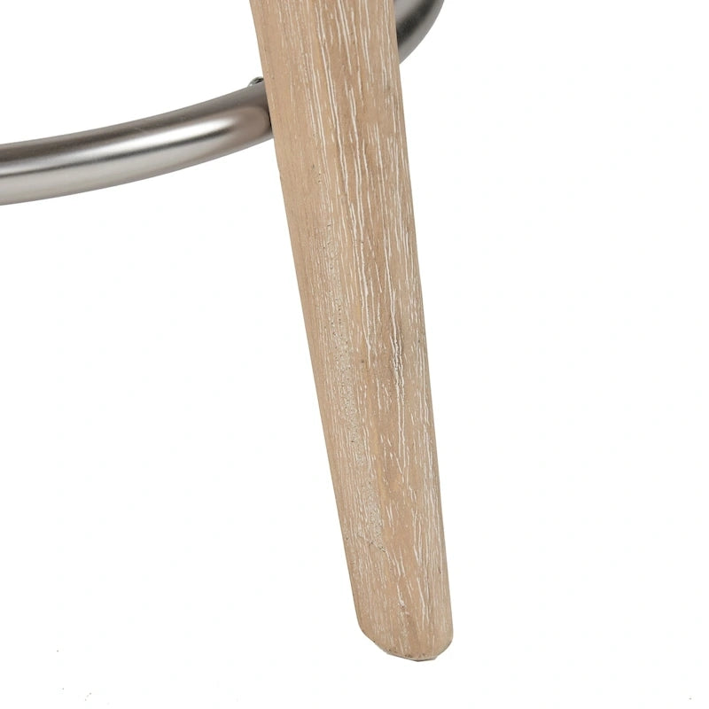 Gepolsterter drehbarer Tresenstuhl mit 26-Inch-Sitzhöhe