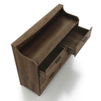 47-Inch 6-Drawer Double Dresser with Two-Tier Top