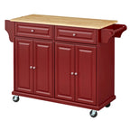 Keukenwagen op wielen met laden en kasten