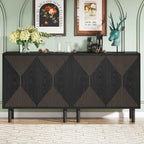 58-Inch Freestanding Sideboard Cabinet with Doors