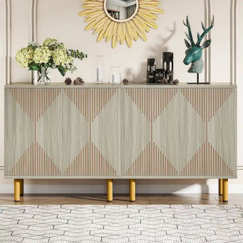 58-Inch Freestanding Sideboard Cabinet with Doors