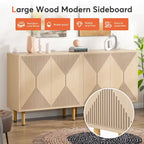 58-Inch Freestanding Sideboard Cabinet with Doors
