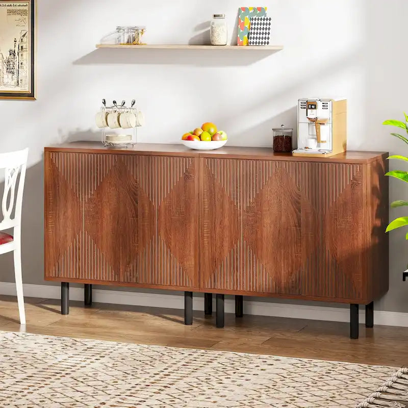 58-Inch Freestanding Sideboard Cabinet with Doors