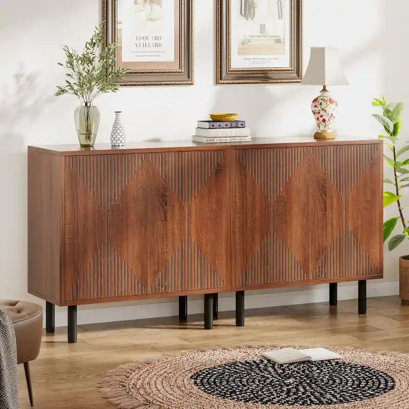 58-Inch Freestanding Sideboard Cabinet with Doors