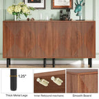 58-Inch Freestanding Sideboard Cabinet with Doors