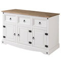 Holz-Sideboard mit Metallbeschlägen