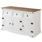 Holz-Sideboard mit Metallbeschlägen