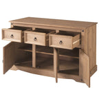 Holz-Sideboard mit Metallbeschlägen