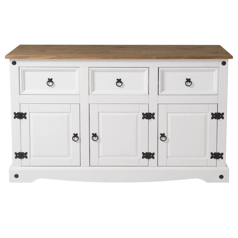 Holz-Sideboard mit Metallbeschlägen