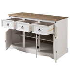 Holz-Sideboard mit Metallbeschlägen