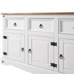 Holz-Sideboard mit Metallbeschlägen