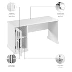 60-Inch Computer Desk with Storage Cabinet