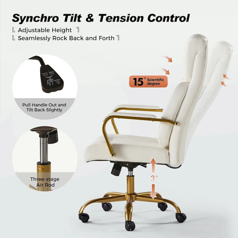 Adjustable Office Chair with Lumbar Support