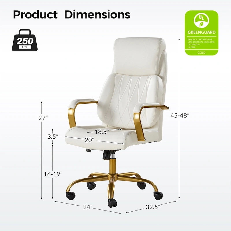 Adjustable Office Chair with Lumbar Support