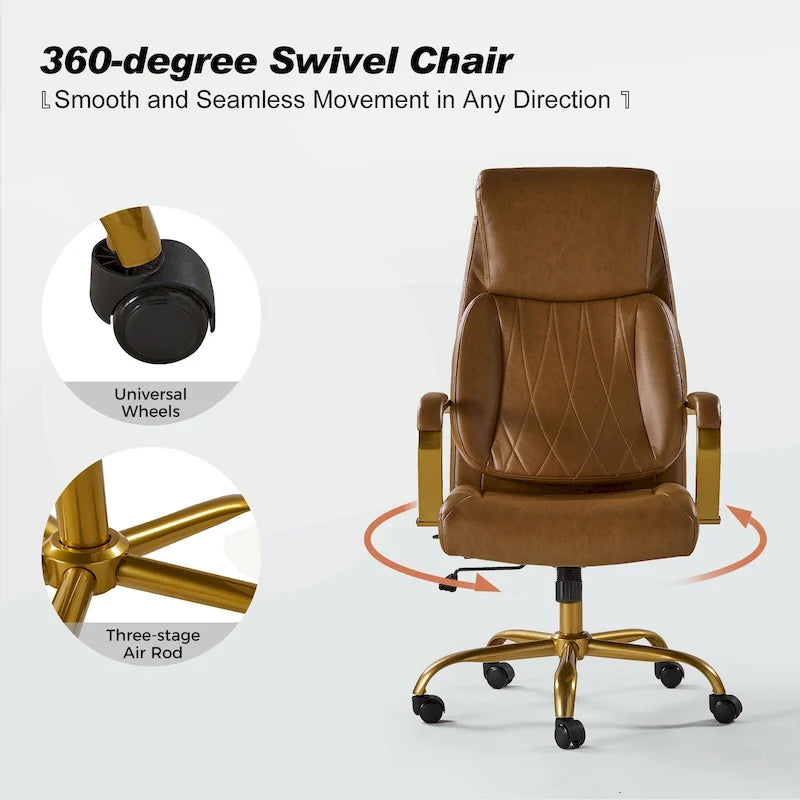 Adjustable Office Chair with Lumbar Support