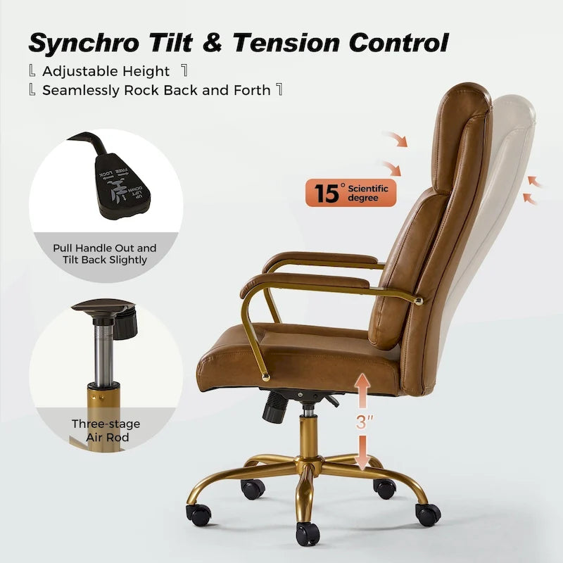 Adjustable Office Chair with Lumbar Support