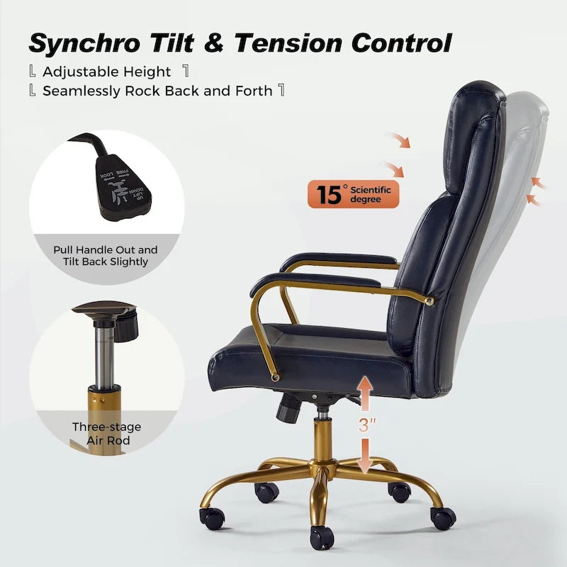 Adjustable Office Chair with Lumbar Support