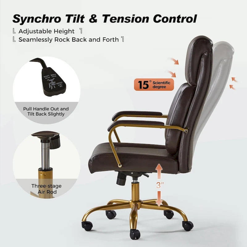 Adjustable Office Chair with Lumbar Support