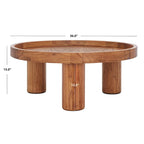 Ronde salontafel met drie poten - 36 x 36 x 15 inch