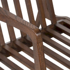 Ledersessel mit Holzrahmen