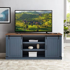 68-Inch TV Stand with Sliding Barn Doors