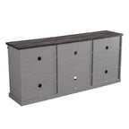 68-Inch TV Stand with Sliding Barn Doors