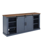 68-Inch TV Stand with Sliding Barn Doors