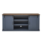 68-Inch TV Stand with Sliding Barn Doors