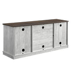 68-Inch TV Stand with Sliding Barn Doors